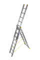 Werner Abru 725 Series Promaster Box Section Triple 3 Section 4.1m 41 Rung Reform Combination Ladder 7254118