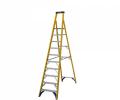 Werner Abru 717 Series Fibreglass Platform Stepladder Trade 4 Tread 7170418